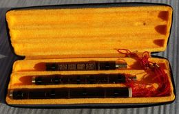 Quality Carved Purple Bamboo Flute Xiao Chinese Musical Instrument in G Key8 finger holes3 Sections5545569