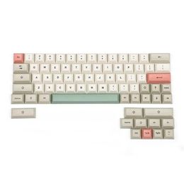 Keyboard Mouse Combos Accessories Ymdk Dsa Profile 9009 Blank Dye Sub 61 64 68 Ansi Keyset Thick Pbt Keycap Set For Mx Mechanical Gh60 Otdlg