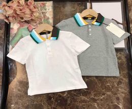 brand boys polo shirt Clothes Kids t shirt girls designer clothes cotton t shirt black Colour size 1001504595410