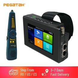 Display Portable 4K Cctv Camera Tester Mini Monitor 8MP Video Surveillance Camera Monitor RJ45 Cable Poe Tester Ahd Tvi Cvi Cvbs Testers