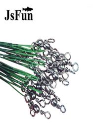 Braid Line 200pcs 15cm 21cm 30cm Fishing For Lead Steel Wire Fish Cord Rope Leader Trace The Lines Spinner L18319782255