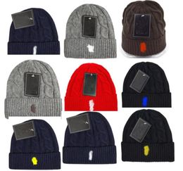 2018 Winter Beanie for Men Knitted polo Wool Hat Gorro Bonnet with Winter Warm Cap6391980