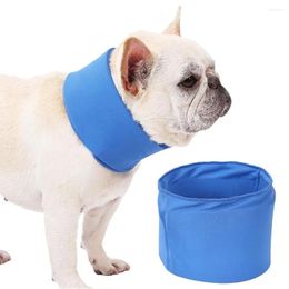 Dog Collars Pet Cooling Collar Bandana For Summer Stretch Comfortable Scarf Neck Wrap Cooler Dogs