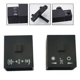 Bath Accessory Set 1 Pair Square Shower Temperature Control Handle Knob Plastic Thermostatic Mixer Bathroom Fixture