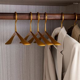 Hangers 1pc Widen Coat Hanger Clothes Solid Aluminum Alloy Clothing Display Racks Home Wardrobe Storage Organizer