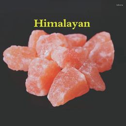 Decorative Figurines 1kg Himalayan Crystal Salt Block DIY Lamp