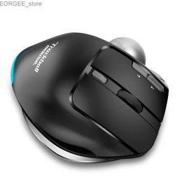 Mice Applicable to ZELOTES wireless mouse 3-mode 2.4G+BT+wireless mouse 8-button 4800DPI adjustable ergonomic PC game mouse Y240407