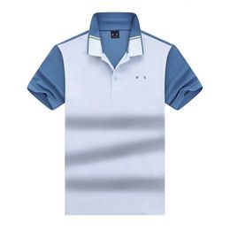 Bosss Polo Shirt Mens Designer Polos t Shirts Casual Business Golf T-shirt Pure Cotton Short Sleeves T-shirt 2024 Fashion Brand Summer Top Clothes B5ln