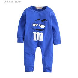 Rompers Summer Romper Toddler Baby Infant Boy Clothes Newborn Jumpsuit Long Sleeve Cotton Pajamas 0-24 Months Rompers Designers Clothes Kids Girl L47