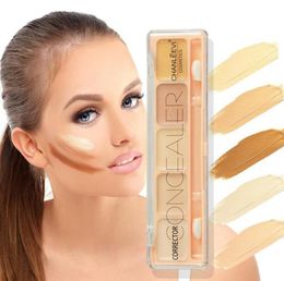 New Arrival Base 5 Colour Contour Concealer Makeup Moisturiser Foundation Concealer Cover Skin Cream Face Maquiagem6717060