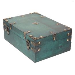 Storage Bags Jewellery Box Wooden Case Vintage Decor Bedroom Retro Tabletop Ornaments