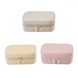 Jewellery Pouches Jewellery Storage Case Organisation Box Portable PU Leather Convenient And Secure For Women