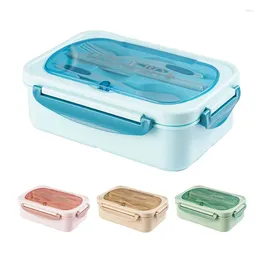 Dinnerware Stainless Steel Insulated Lunch Box Divides Office Workers Large Capacity Portable Bento Sealed