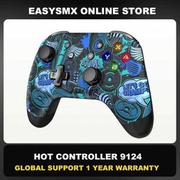 Game Controllers Joysticks EasySMX 9124 wireless game board joystick suitable for Bluetooth controllers on switches PCs laptops mobile Q240407