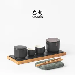 Teaware Sets Ceramic Tea Set Tray Aesthetic Charms Teapot And Cup Portable Ceremony Tetera Porcelana BG50TS