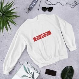 Women's Hoodies Harajuku Tumblr Letter Printed Sweatshirt Women Hip Hop Fashion Pullover Long Sleeve Fleece Woman