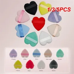 Makeup Sponges 1/3/5PCS Heart-shaped Velvet Facial Face Puff Cosmetic Cotton Sponge Puffs Make Up Tools