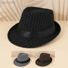 Wide Brim Hats Bucket Hats Stylish White Thread Fedoras Cowboy Hat - Elegant Jazz Trilby Hat for Breathable Sun Protection 240407