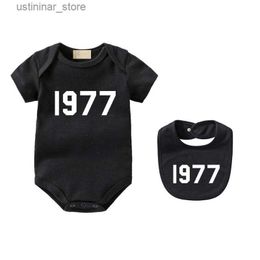 Rompers ESS Newborn Rompers Sets Baby Cotton Jumpsuits Set Short Sleeve Clothes Designer for Girls Boys Romper 1977 Kids Jumpsuit Luxury Bodysuit CYD24010404-6 L47