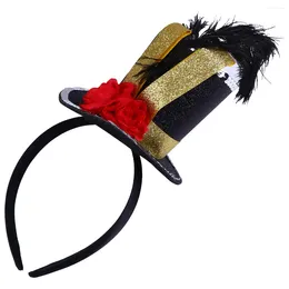 Berets Hat Headband Halloween Headdress Hair Accessories Headgear Mini Fashion Fabric Hoop Performance