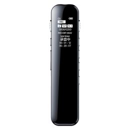 Recorder Shmci D1 Professional Curved Screen Dual Microphones Mini 1536KBPS Stereo 120M Longdistance Digital Voice Recorder Dictaphone