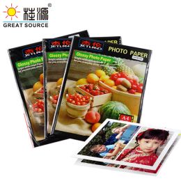 Paper 230g Photo Paper Glossy Surface A4 Fast Drying Photo Printing Paper 20pcs Per Pack