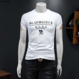 Fake Summer New High-end Quality Silk Cotton Mens Trend Short Sleeved T-shirt Qt6012afd991 Th8b