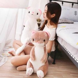 Movies TV Plush toy 50cm Cute Ferret Plush Toy Soft Stuffed Cartoon Animal Ferret Dolls Bedroom Home Decoration Bys Girls Christmas Gifts 240407