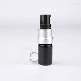 Storage Bottles 20pcs/Lot 5ml High Quality Essential Oil Bottle 5cc Glass Cosmetic Containers With Lotion Pump 5g Sample Display Vial