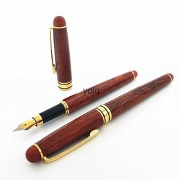 Fountain Pens Hua Li Redwood Pen Wood Student Ink Bag Calligraphy 0.7 Batch Engraving H240407