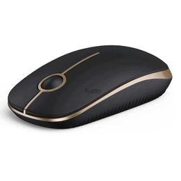 Mice Jelly Comb 2.4G ultra-thin wireless mouse with nano receiver portable optical noise free suitable for laptops MacBooks H240407