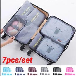 Storage Bags Multiple Travel Organiser Portable Suitcase Set Shoe Pouch Large Capacity Luggage Clothes Organisers