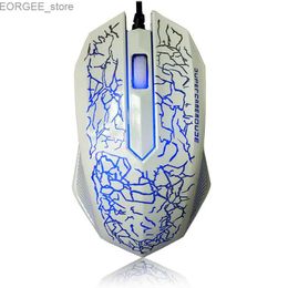 Mice Glow Backlit USB Mouse Game Office Home Computer Wired Mouse Y240407