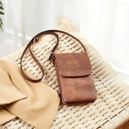 Storage Bags Leather Small Crossbody For Women Designer Cell Phone Bag Wallet Purses Adjustable Strap