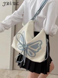 Niche Butterfly Umhängetasche Frauen Mode One-Shoulder Aberarm-Tasche Studentin mit großer Kapazitätsbeutel weiblich