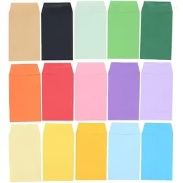 Gift Wrap 50Pcs Small Cash Envelopes Writing Paper Letter For Money Simple Style Colourful Papers