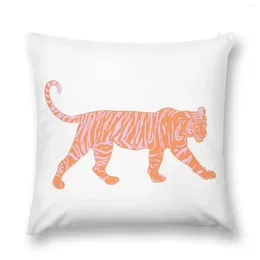 Pillow Orange And Pink Tiger Throw Child Covers For Living Room