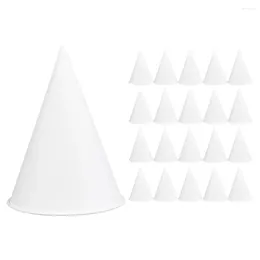 Disposable Dinnerware 200 Pcs Paper Cups Cone Ice Cream Shape Holder Shaped Water Dessert Storage Cooler