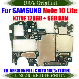 Batteries for Samsung Galaxy Note 10 Lite N770f Motherboard 6gb Ram 128gb for Smn770f Mainboard Original Unlock Logic Board Full Chips