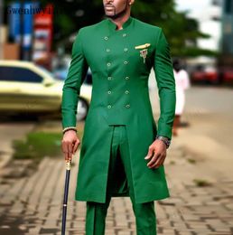 Bridalaffair Suits for Men Groom Tuxedo Indian Wedding Wear Casual Man Blazer Men Green Suit Slim Wedding SuitsJacketPants2178277