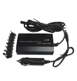 FULLMultifunction Laptop Adapter Power Charger Universal 120W Car DC Notebook AC EU Plug2155391