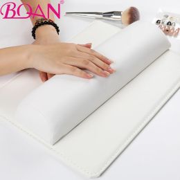 Jerseys 1set Nail Hand Rest Leather Nail Pillow Desktop Hand Stand for Manicure Table Mat Arm Rests Hand Rest Stand Salon Tools