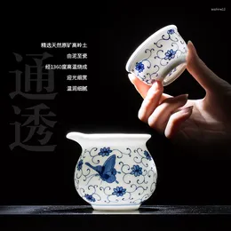 Teaware Sets Jingdezhen Hand Painted Blue And White Chinese Tea Set Suit Ceramic Teapot 6-Person Cup Home Office Gift