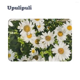 Carpets Summer Daisy Flowers In The Sun Doormat Flannel Bath Mat Non-Slip Absorbent For Living Room Kitchen Toilet Entrance Mats