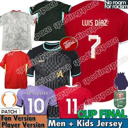 23 24 25 MAC ALLISTER SZOBOSZLAI Soccer Jersey Kids Kit Full Set James Special Home Away Third Men 2024 FC Football Shirt LUIS DARWIN DIOGO J. Carabao Cup DARWIN Maillot
