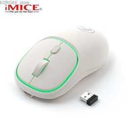 Mice Gamer Wireless Silent Mouse 1600 DPI For MacBook Tablet Computer Laptop PC Mice bluetooth recargable 2.4G Mouse Y240407