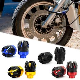 All Terrain Wheels 2Pcs Motorcycle Front Rear Fork Wheel Crash Protector Anti-Falling Frame Slider Protect Motocross