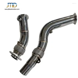 High Quality Racing For S55 F80 F82 M3 M4 2014 Stainless Steel Downpipe With/Without Flow Catalytic