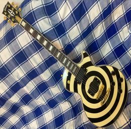 Top Quality Whole Factory Custom Shop Zakk Wylde Bullseye EMG Pickups LP Electric Guitar In Stock4312230