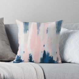 Pillow Abstract Blush And Blue Throw Cover